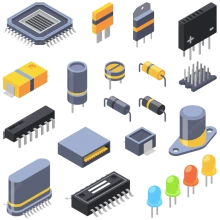 Diversos - Vários modelos de componentes eletrônicos