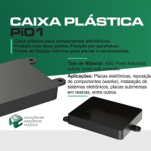 Caixa Plástica Para Montagem De Circuitos Eletrônicos Pi-01