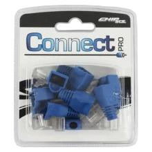 Conector E Capa Para Cabo De Rede Rj45 8 Vias Fator 05 Kit Com 10 Unidades