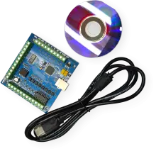 Placa Controladora Mach3 Usb 4 Eixos 100Khz (Azul)