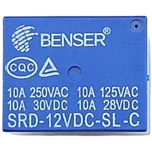 Relê Benser 12V 10A