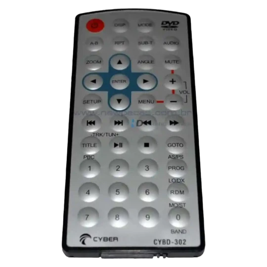 Controle Remoto Para Dvd Automotivo Cyber Sound Cybd-302
